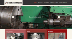 Desktop Screenshot of bosstindopresisi.com
